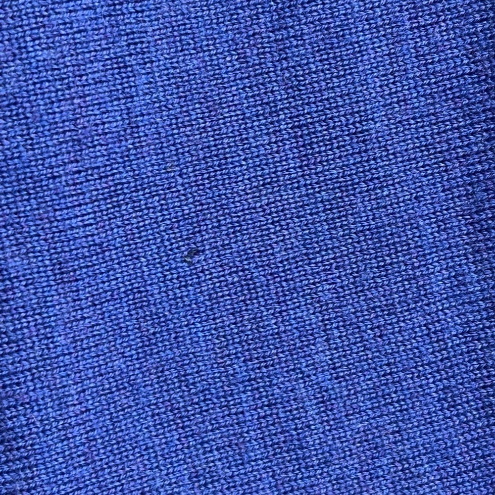 NWT Eileen Fisher Bateau Neck Box Top 100% Merino Wool 2X Blue Tunic Step Hem - Picture 5 of 7